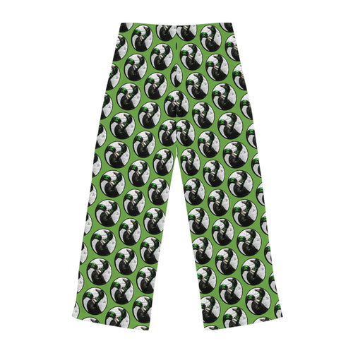Lucky Ducks Green All-Over Print Women's Pajama Pants — Sleep & Lounge